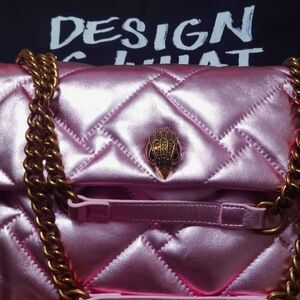 COPY - Kurt Geiger Quilted Pink and Gold Shoulder Bag